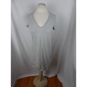 Madewell Women Grey Shirt Dress Size S